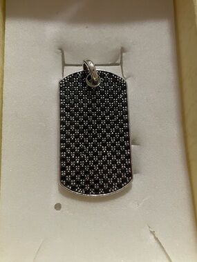Thomas Sabo Black Stone Tag pendant